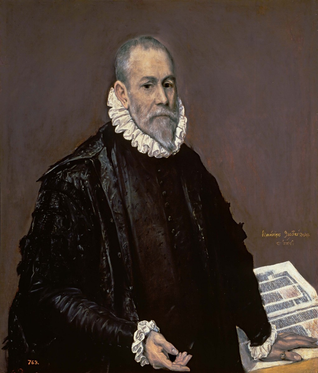 El Greco, Portrait of Doctor Rodrigo de la Fuente (El Médico) 1588-89. Museo del Prado, Madrid. 