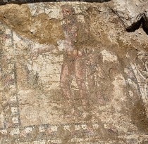 The mosaic pavement in Larnaka